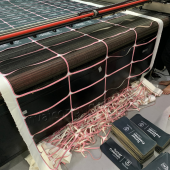 CẮT LASER GIA CÔNG TÚI DA ĐEN